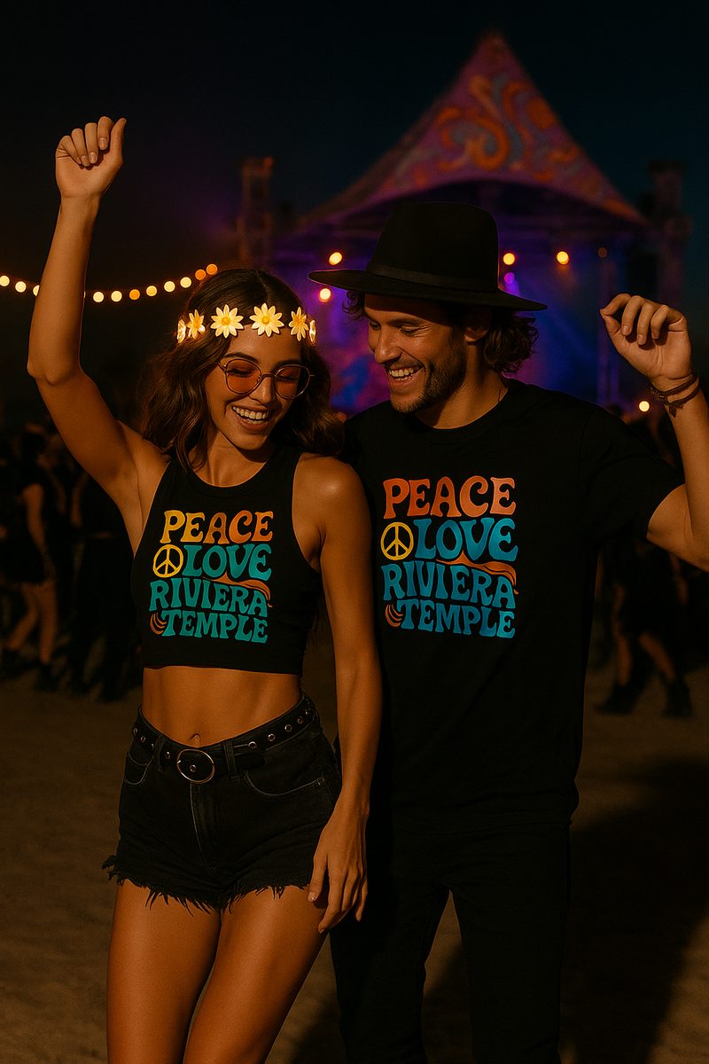 Couple dancing at Riviera Temple night